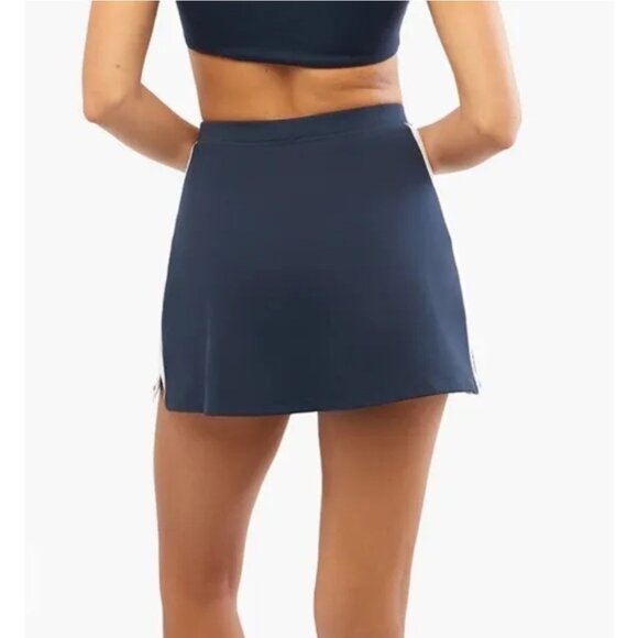 WeWoreWhat NWT Active Skort Tennis Skirt Sz XS Womens Blue and Optic White Revol - Picture 2 of 9